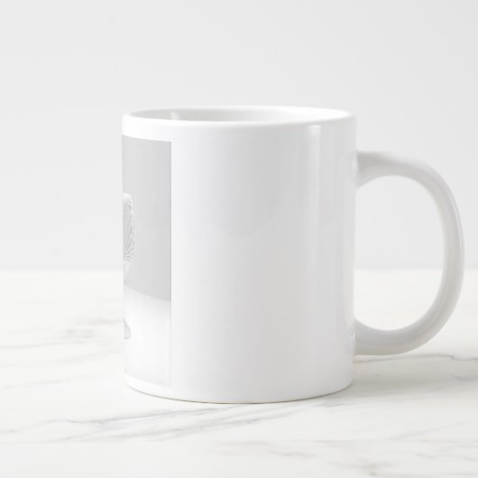 Algorithmic Ergonomic Seating Geometry Pattern Extra Grote Beker (Rechts)