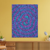 Algorithmic Mathematical Art Pattern  Canvas Afdruk (Insitu (Woonkamer))