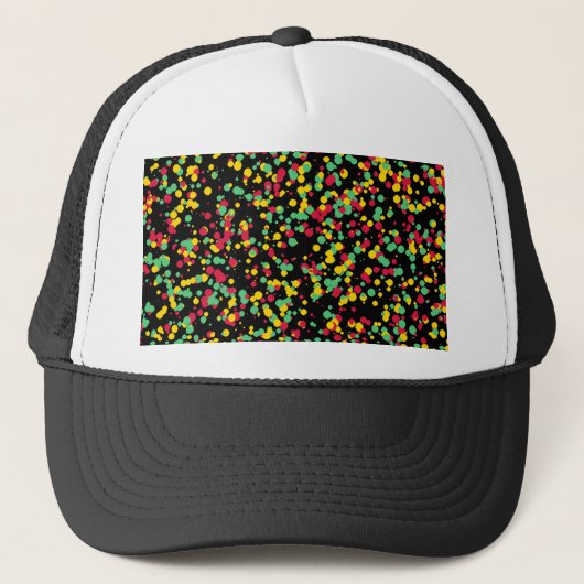 Algorithmic Rasta Art Snapback Trucker Pet (Voorkant)