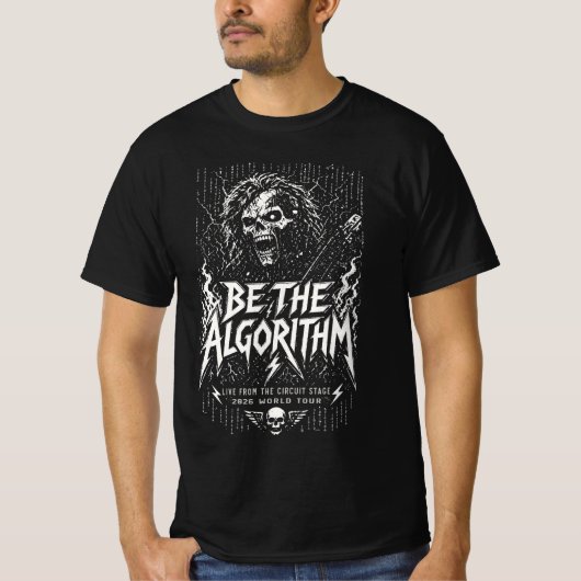 Algoritme band t-shirt (Voorkant)