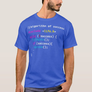 Algoritme van de Codeur van de Programmer van het  T-shirt