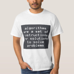 Algoritmen Instructies Oplossingen Problemen Oplos T-shirt