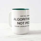 ALGORITMEN ZIJN GEEN MENSEN MOK (Voorkant links)