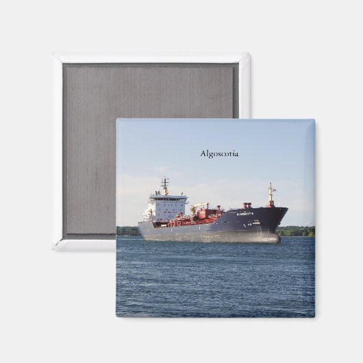 Algoscotia magnet magneet (Voorkant / Achterkant)