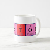 Algoston nom de table périodique mug (Devant droit)