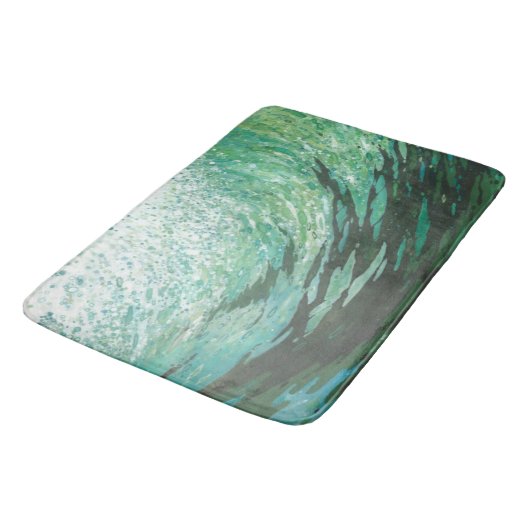 Algue sur un tapis de bain de salle de bains de (Angle)