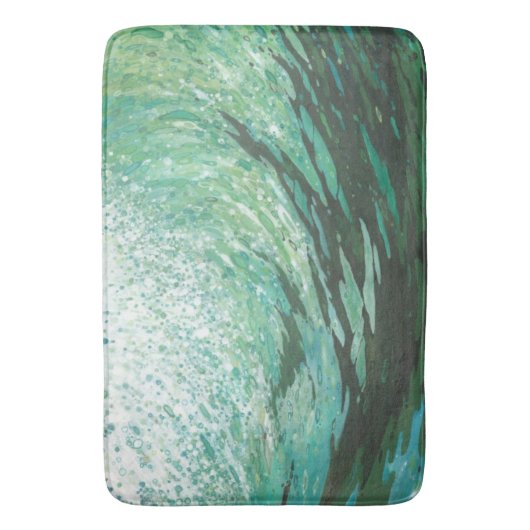 Algue sur un tapis de bain de salle de bains de (devant Vertical)