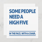 Algunas personas necesitan cinco feestdagenkaart (Voorkant / Achterkant)