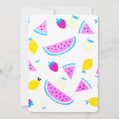 alha-script voor tropische verjaardagen kaart (Achterkant)