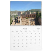 Alhambra 12 mois & Generalife Calendrier mural (Mar 2027)