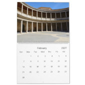 Alhambra 12 mois & Generalife Calendrier mural (Feb 2027)
