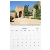 Alhambra 12 mois & Generalife Calendrier mural (Jan 2027)