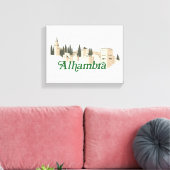 Alhambra Canvas Afdruk (Insitu (Woonkamer))
