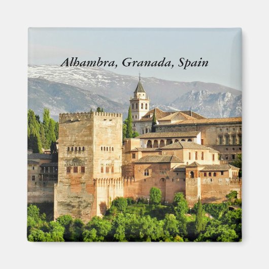 Alhambra, Granada, Andalusië, Spanje Magneet (Voorkant)