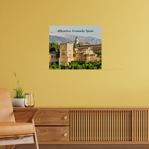 Alhambra, Granada, Andalusië, Spanje Poster