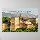 Alhambra, Granada, Andalusië, Spanje Poster (Voorkant)