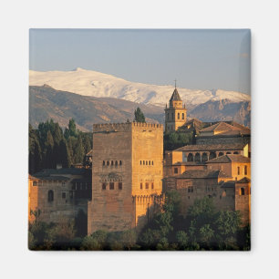 Alhambra; Granada; Andalusië, Spanje, Sierra Magneet