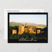 alhambra granada briefkaart (Voorkant / Achterkant)
