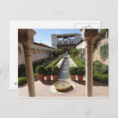 Alhambra, Granada Spanje Briefkaart (Voorkant / Achterkant)