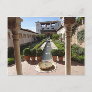 Alhambra, Granada Spanje Briefkaart