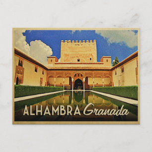 Alhambra Granada Spanje Briefkaart