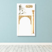 Alhambra Granada Spanje. Details Canvas Afdruk (Insitu (Houten vloer))