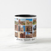 Alhambra, Granada, Spanje Fotocollage Mok (Midden)