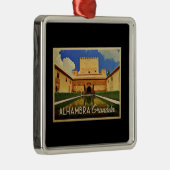 Alhambra Granada Spanje Metalen Ornament (Rechts)