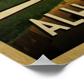 Alhambra Granada Spanje Poster (Hoek)