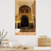 Alhambra, Granada, Spanje Poster (Keuken)