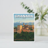 Alhambra Granada Spanje Reizen Briefkaart (Staand voorkant)