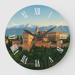 Alhambra Granada Spanje Reizen Grote Klok