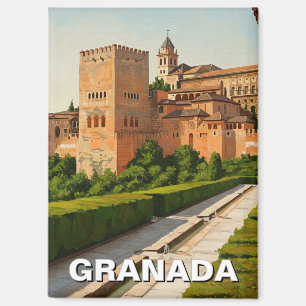 Alhambra Granada Spanje Reizen Magneet