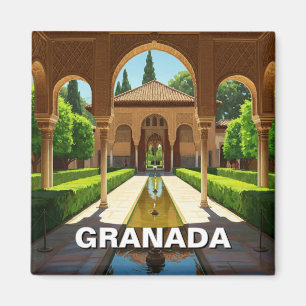 Alhambra Granada Spanje Reizen Magneet