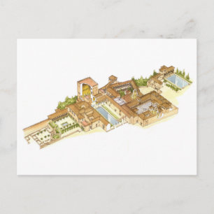 Alhambra Granada Spanje. Royal palaces Briefkaart