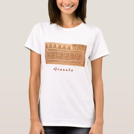 Alhambra Granada Spanje T-shirt (Voorkant)