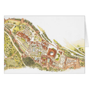 Alhambra Granada Spanje. Uitzicht