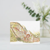 Alhambra Granada Spanje. Uitzicht Briefkaart (Staand voorkant)