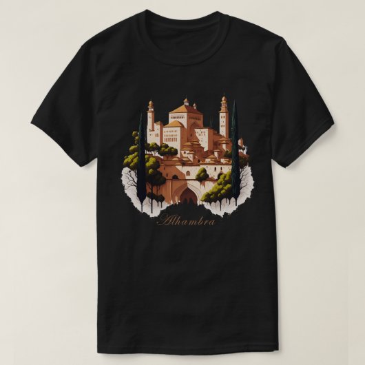 Alhambra Granada TShirt 3 (Design devant)