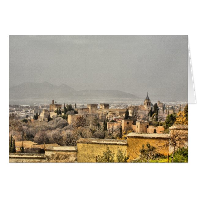 Alhambra Palace, Granada, Spanje (Voorkant Horizontaal)