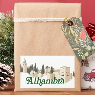 Alhambra Rechthoekige Sticker