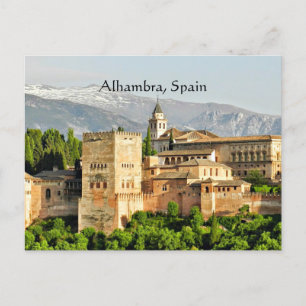 Alhambra, Spanje Briefkaart