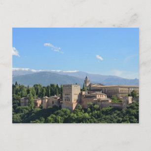 Alhambra Uitzicht Briefkaart