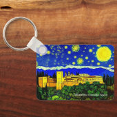 Alhambrapaleis op een sleutelring sleutelhanger (Achterkant)