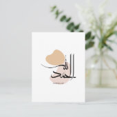 Alhamdulillah in moderne Arabische kalligrafie, ال Briefkaart (Staand voorkant)