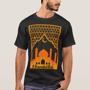 Alhamdulillah Islamitische Religie Moskee Allah Mo T-shirt