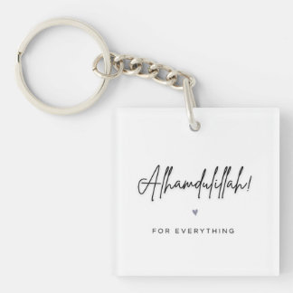 Alhamdulillah voor alles sleutelhanger