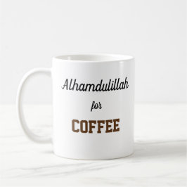 Alhamdulillah voor koffie koffiemok