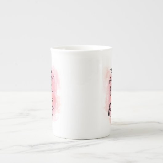 Alhoewel ze maar een kleine Fine Bone China Mok is (Voorkant)