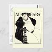 Ali Baba door Aubrey Beardsley Briefkaart (Voorkant / Achterkant)